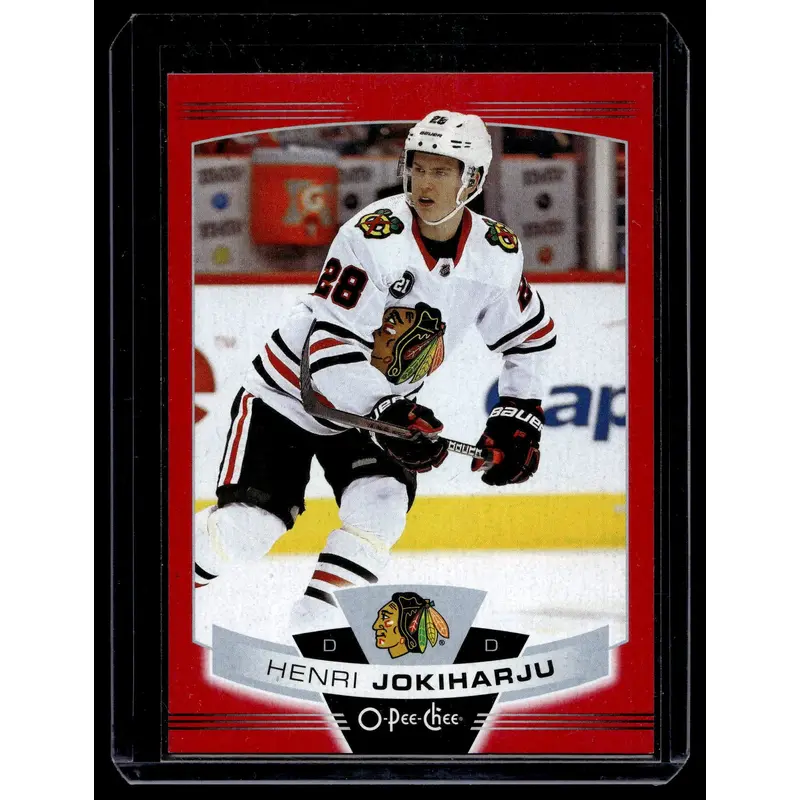 2019-20 O-Pee-Chee - Wrapper Redemption Red Blank Back - Henri Jokiharju #47