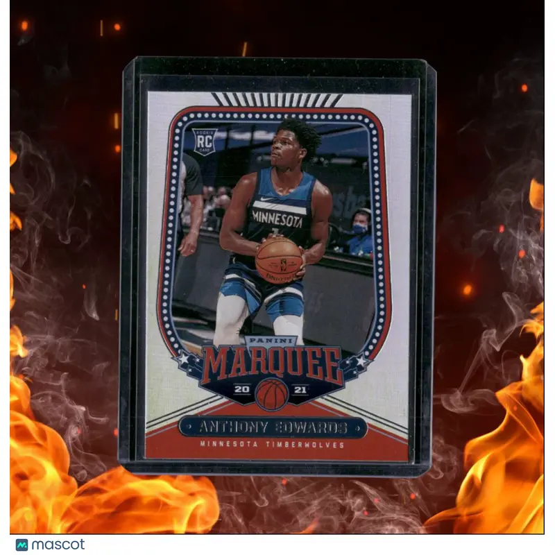 2020-21 Panini Chronicles Anthony Edwards Marquee Rookie #254