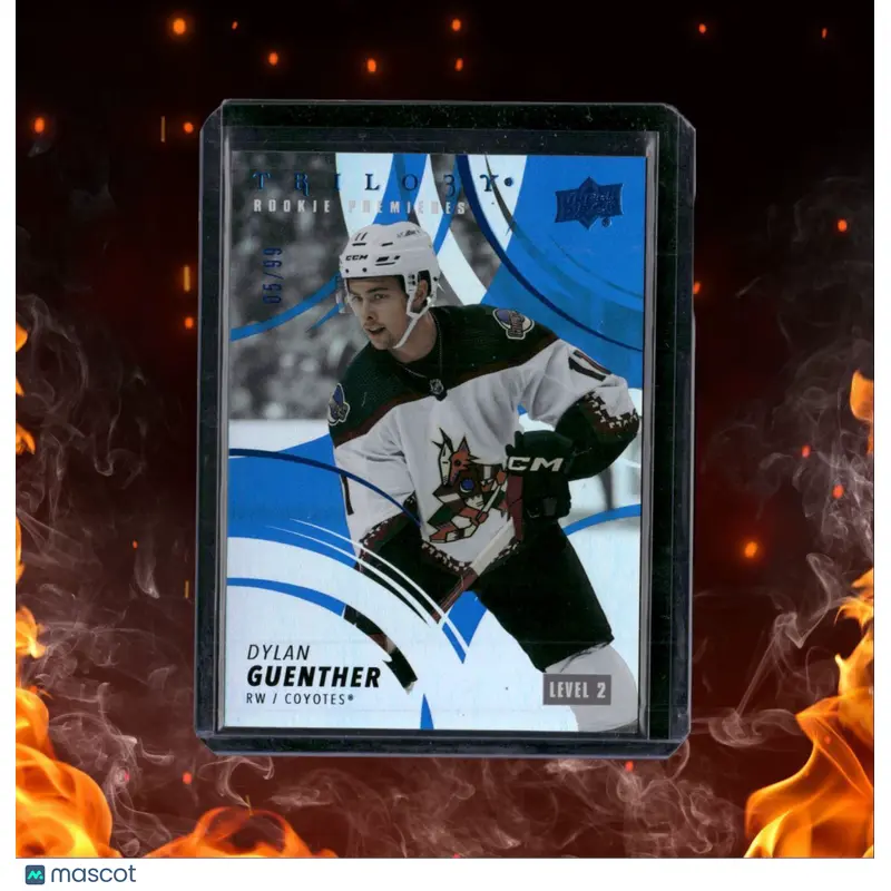 2022-23 Upper Deck Trilogy Dylan Guenther Level 2 Blue Premieres Rookie 05/99