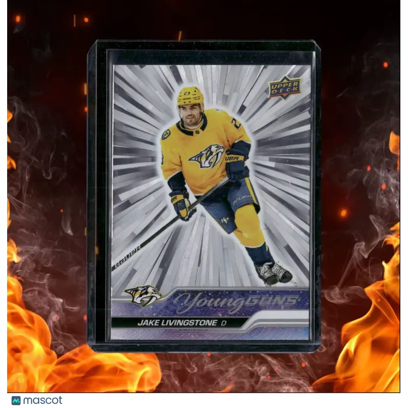 2023-24 Upper Deck Tony Salmelainen Outburst Silver Young Guns Rookie #245