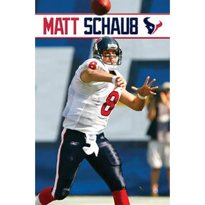 Matt Schaub "Gunslinger" Houston Texans QB Action Poster - Costacos 2008