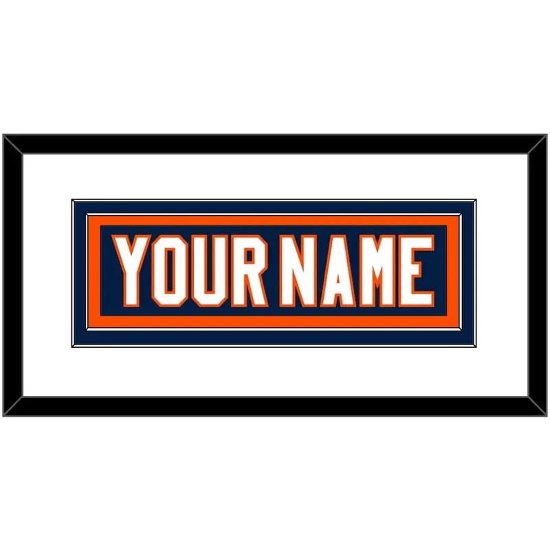 New York Nameplate - Home Blue (2007-2010) - Double Mat 1