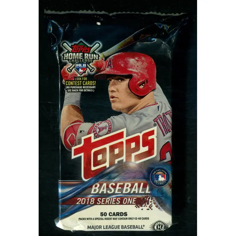 2018 Topps Baseball Unopened Series 1 Jumbo Pack (Hobby) (50)