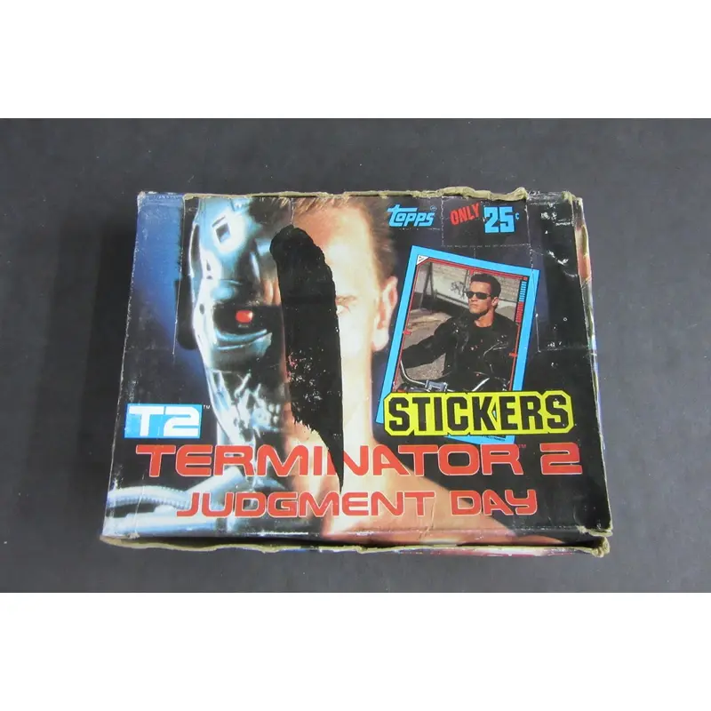 1991 Topps T2 Terminator Judgement Day Stickers Box