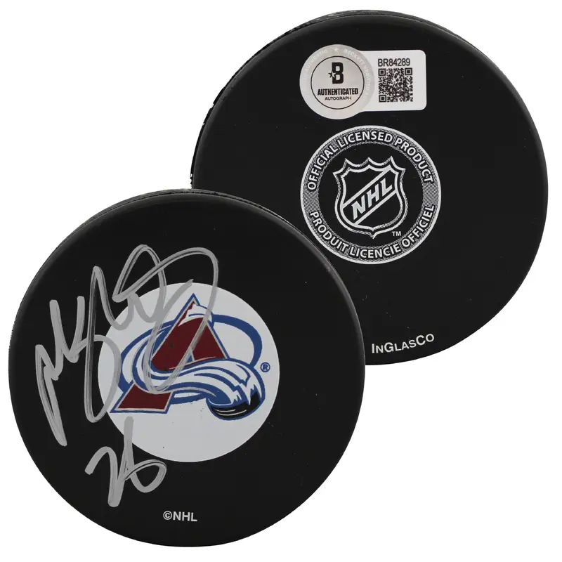Avalanche Paul Stastny Authentic Signed Official NHL Hockey Puck BAS #BR84289