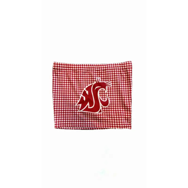 Womens Gingham Tube Top