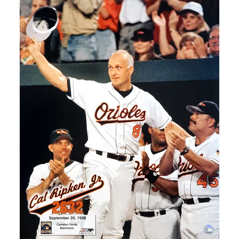 Cal Ripken Jr. "2632" (1998) Baltimore Orioles Premium Poster Print - Photofile Inc.
