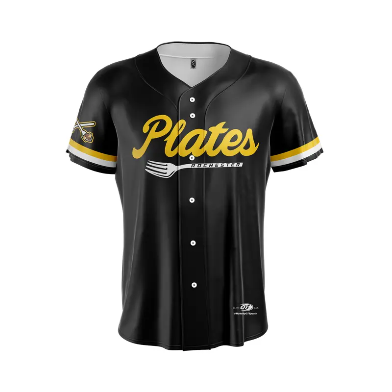 Rochester Plates Black Replica Jersey