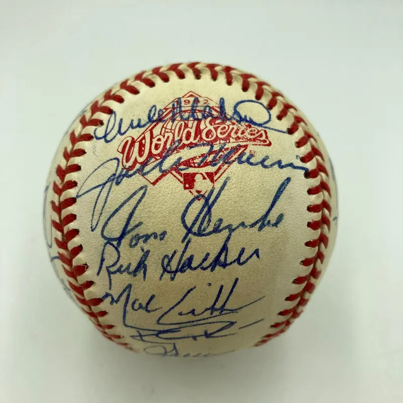 1992 Toronto Blue Jays World Series Champs Team Signed W.S. Baseball JSA COA