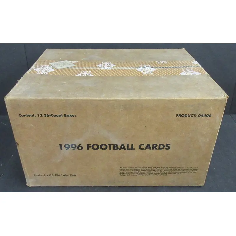 1996 Upper Deck SPX Football Case (12 Box) (044066)