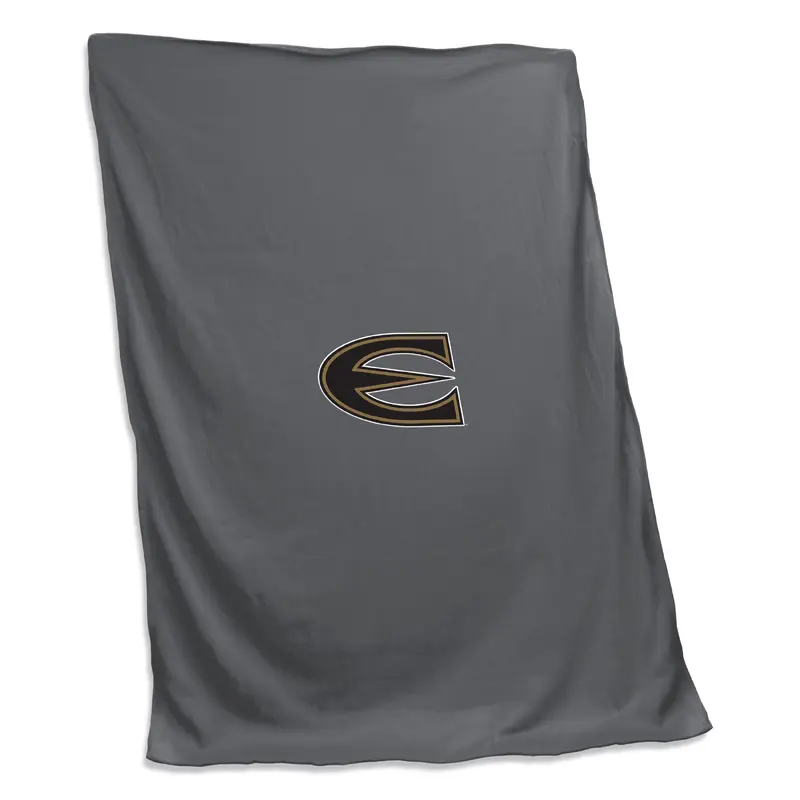 Emporia State Charcoal Sweatshirt Blanket (Screened)