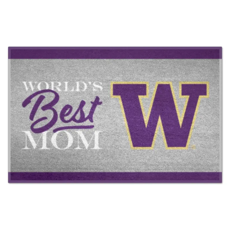 University of Washington Starter Mat - World's Best Mom