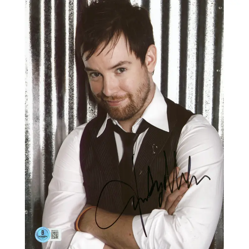 David Cook American Idol Authentic Signed 8x10 Photo Autographed BAS #BN30223