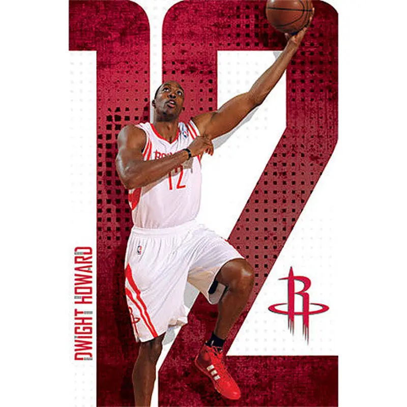 Dwight Howard "Golden Star" L.A. Lakers Poster - Costacos 2012
