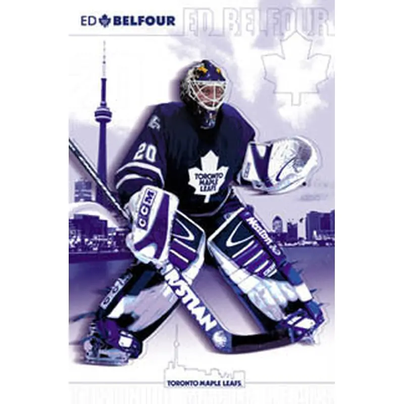 Ed Belfour "Toronto Blue" Toronto Maple Leafs Poster - Costacos 2002