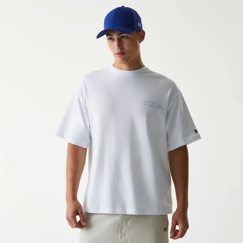 New Era Japan Tagging Logo White T-Shirt