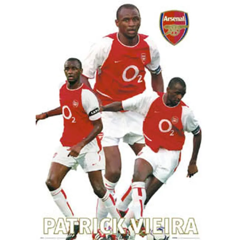 Patrick Vieira "Bright Star" Arsenal FC Poster - GB 2003
