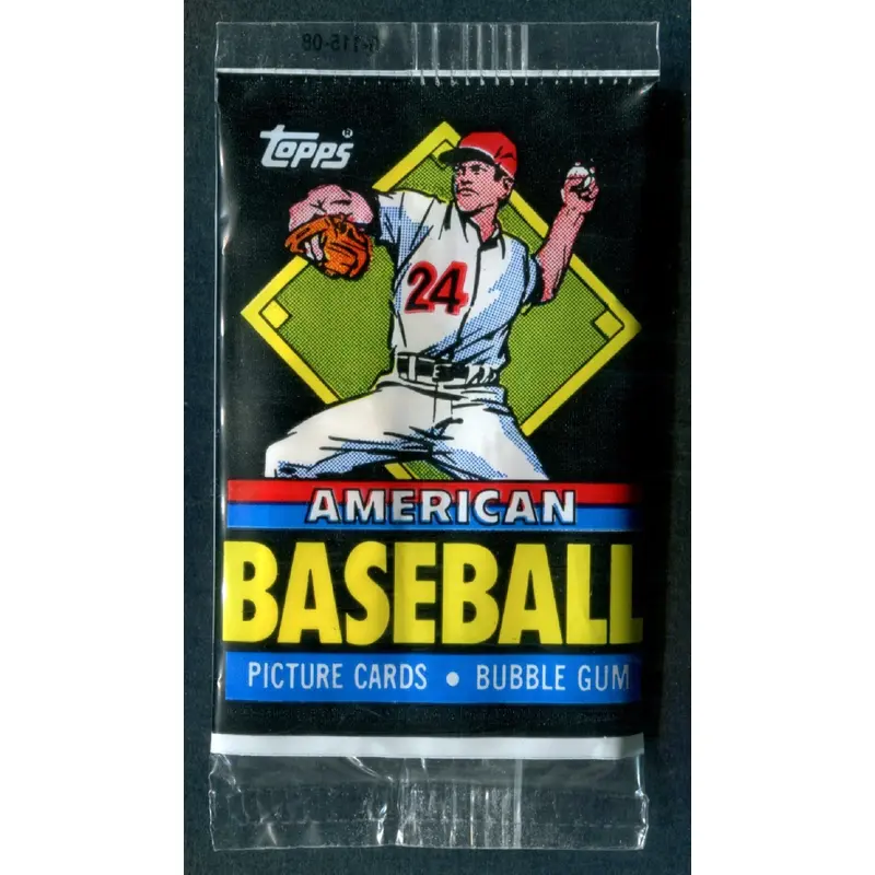 1988 Topps UK American Baseball Unopened Pack