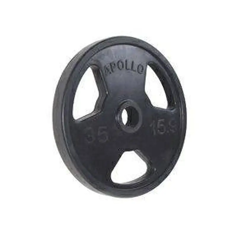 New Apollo 35 lb Olympic Rubber Grip Plate