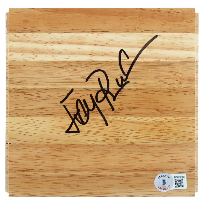 Duke Jay Bilas Authentic Signed 6x6 Floorboard Autographed BAS #BG79083