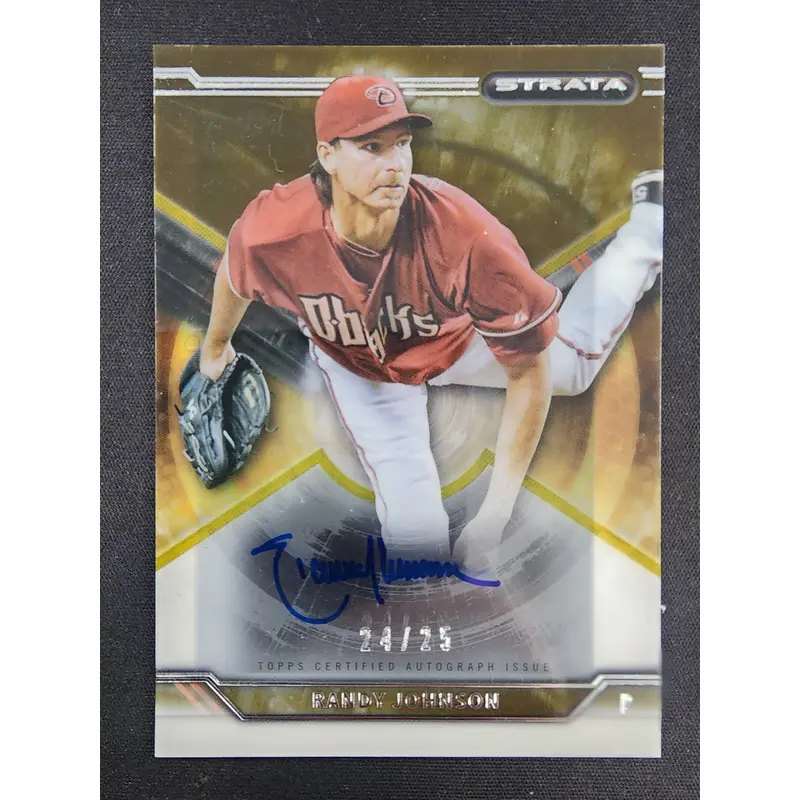 Randy Johnson 2015 Topps Strate Baseball Auto #14/25