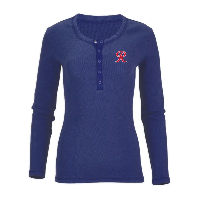 Tacoma Rainiers Boxercraft Women's Navy Henley