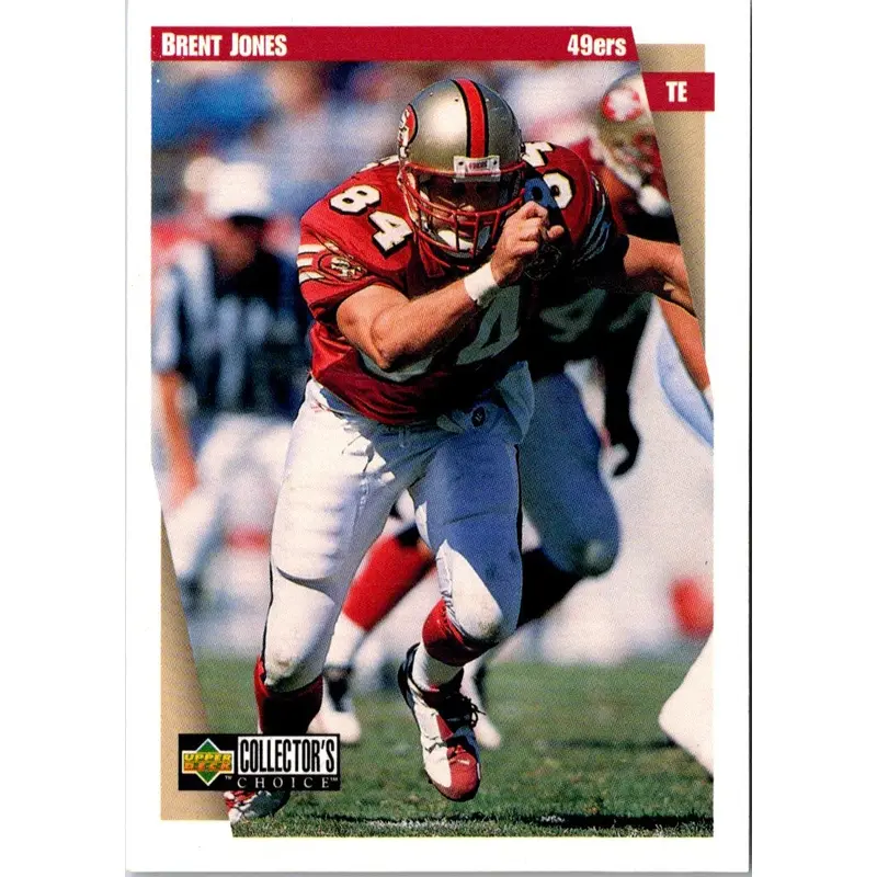 1997 Collector's Choice San Francisco 49ers Brent Jones #SF4