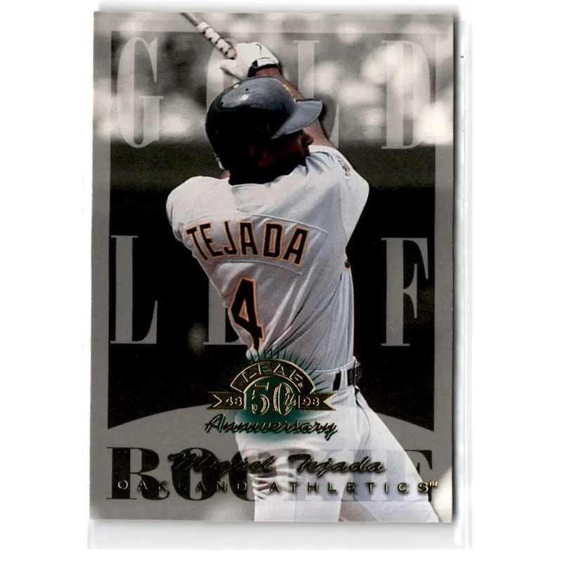 1998 Leaf Miguel Tejada #186