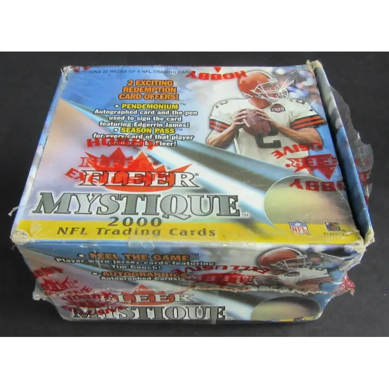 2000 Fleer Mystique Football Box (Hobby) (Damage)