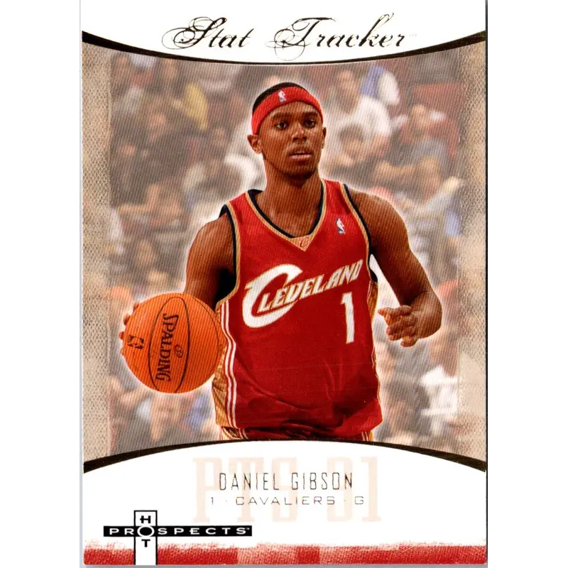 2007 Fleer Hot Prospects Stat Tracker Daniel Gibson #ST-13