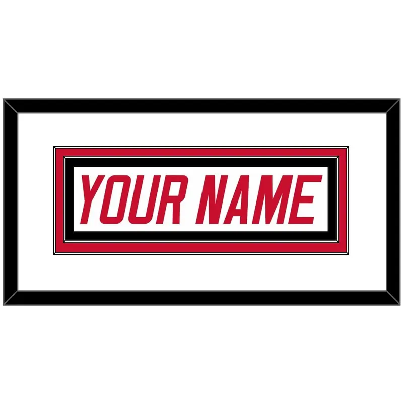 Carolina Nameplate - Home White (1997-2000) - Double Mat 1