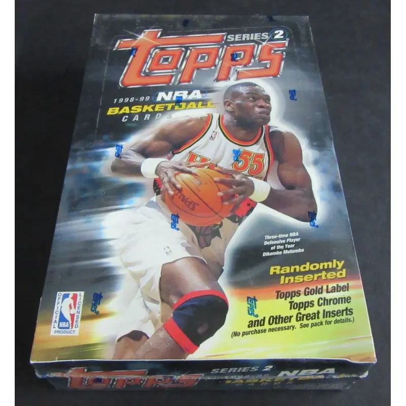 1998/99 Topps Basketball Series 2 Jumbo Box (24/16)