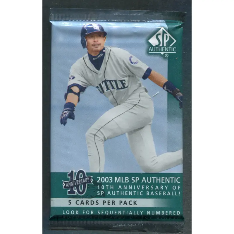 2003 Upper Deck SP Authentic Baseball Unopened Pack (5)