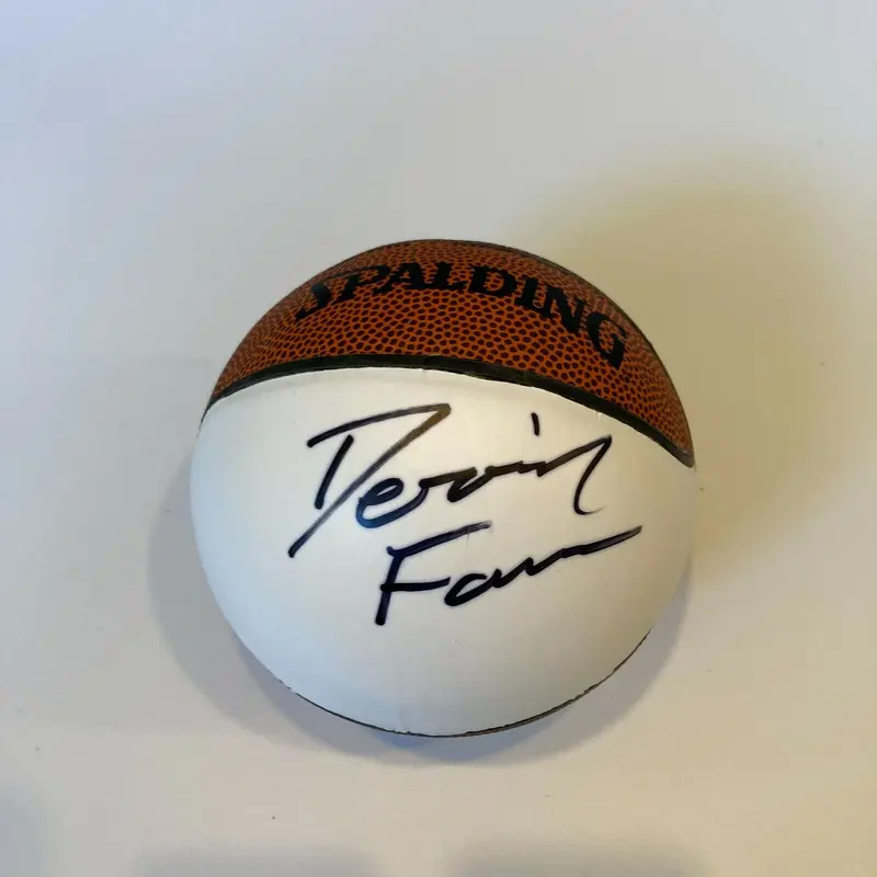 Derrick Favors Signed Autographed Spalding NBA Mini Basketball