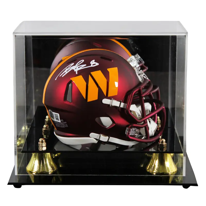 Commanders Brian Robinson Jr. Signed Speed Mini Helmet W/ Case BAS Witnessed