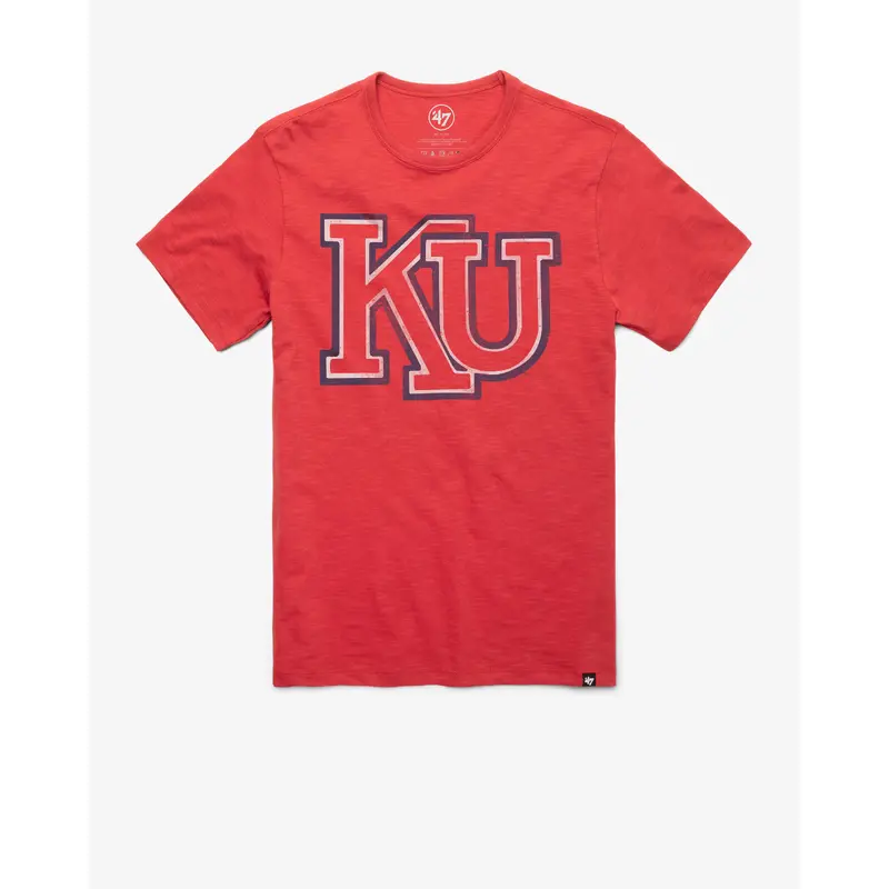 KANSAS JAYHAWKS VINTAGE GRIT '47 SCRUM TEE