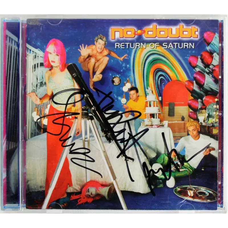 No Doubt (3) Stefani, Kanal, & Dumont Signed CD Insert W/ Disc BAS #A05161