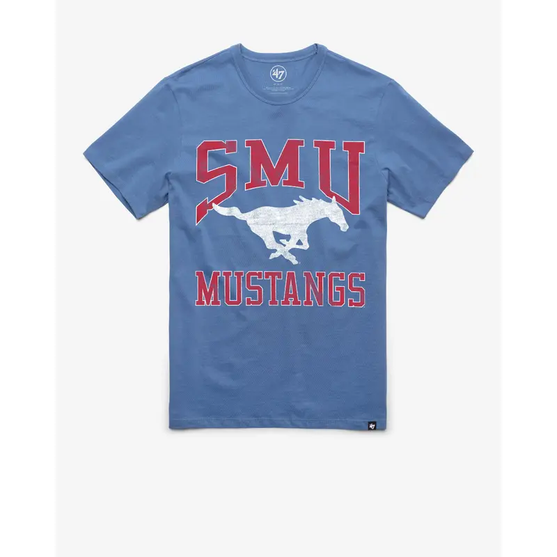 SOUTHERN METHODIST MUSTANGS BIG UPS '47 FRANKLIN TEE