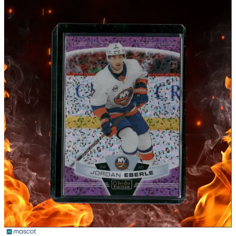 2019-20 O-Pee-Chee Platinum Jordan Eberle Violet Pixels 147/399 #90