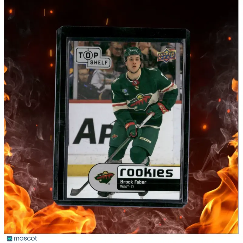 2024-25 Upper Deck The National Brock Faber Top Shelf (B) Rookie #TS-3