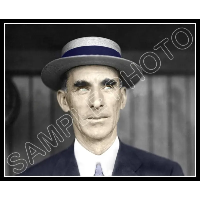 Connie Mack Colorized 8X10 Photo - Philadelphia Athletics A's- 482