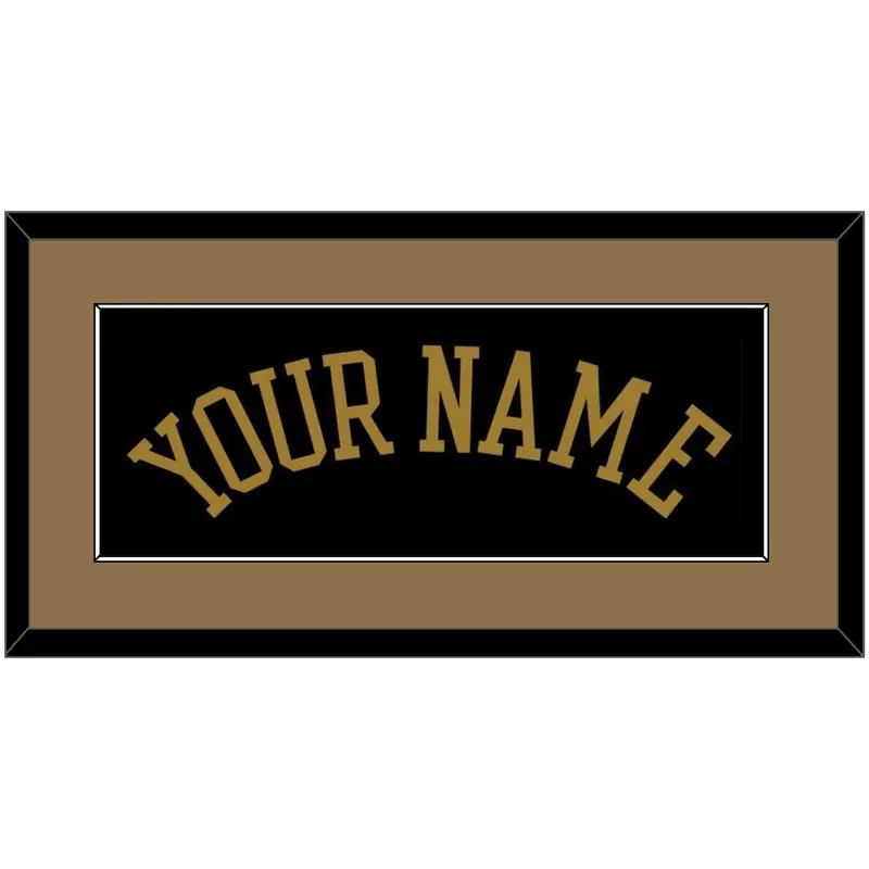 Wake Forest Basketball Name - Road Black (2006-2009) - Single Mat 2