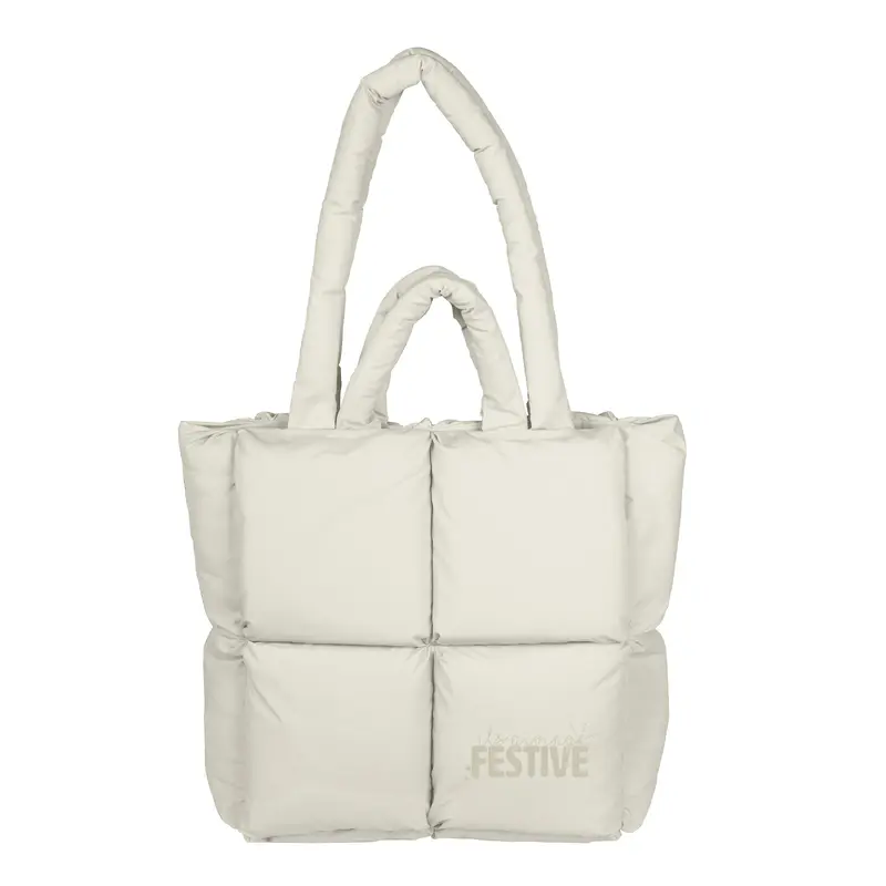 Christmas Festive Puff Tote
