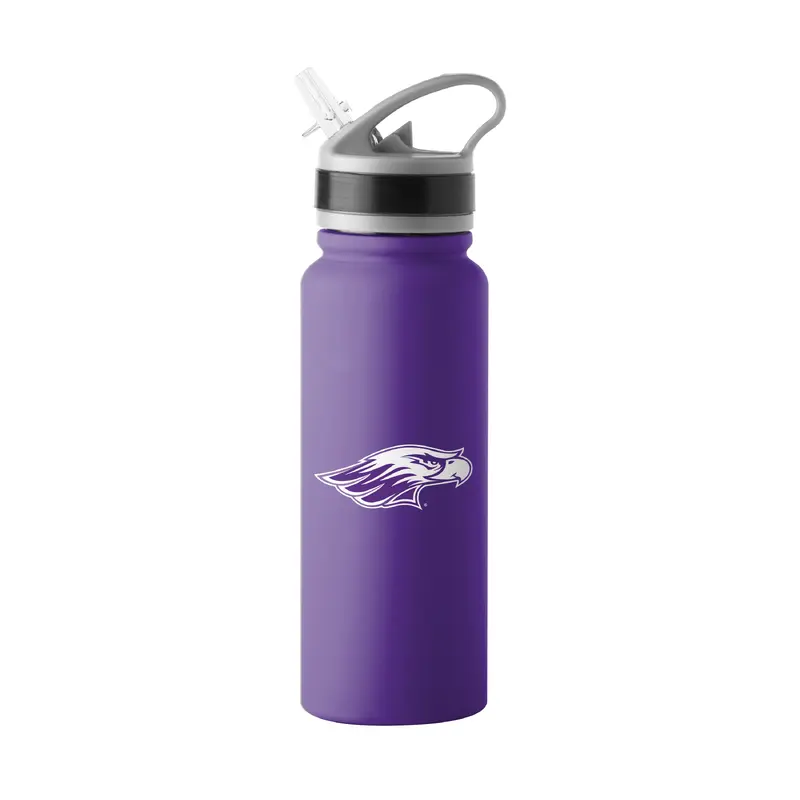 Wisconsin - Whitewater 25oz Logo Single Wall Flip Top Bottle