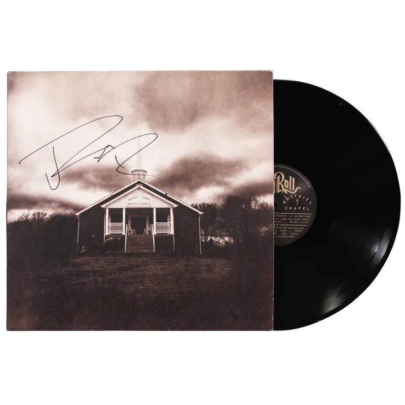 Jelly Roll Authentic Signed Whitsitt Chapel Album Cover W/ Vinyl BAS #BR84253