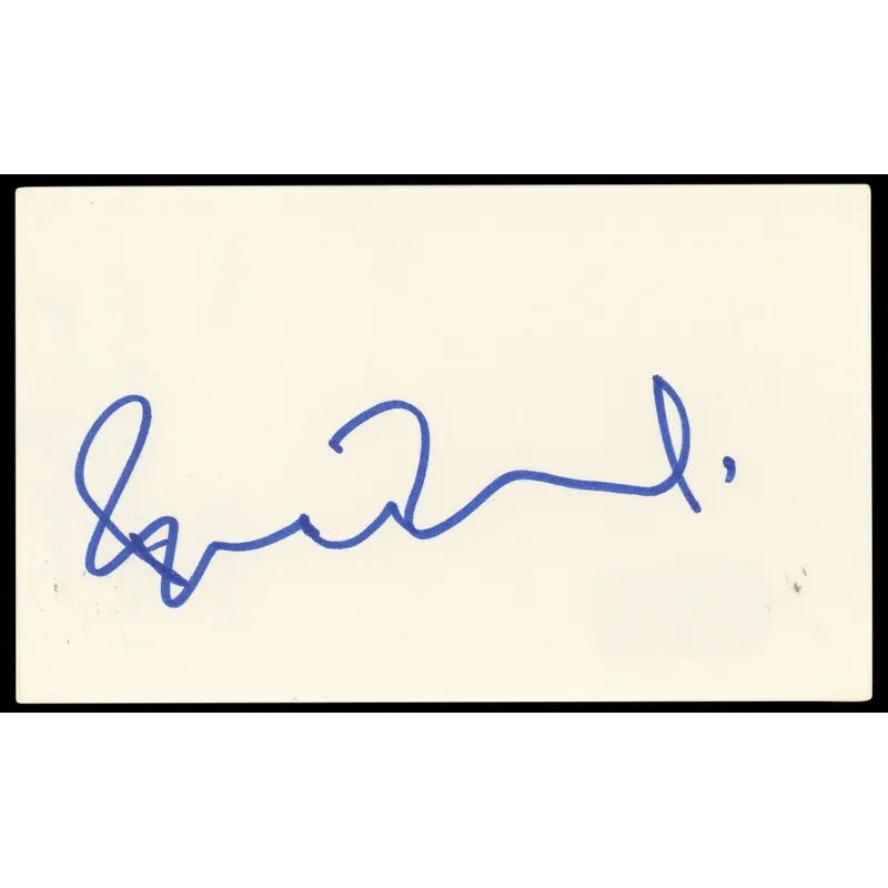 Paul Weiland Authentic Signed 3x5 Index Card Autographed BAS #BP50623