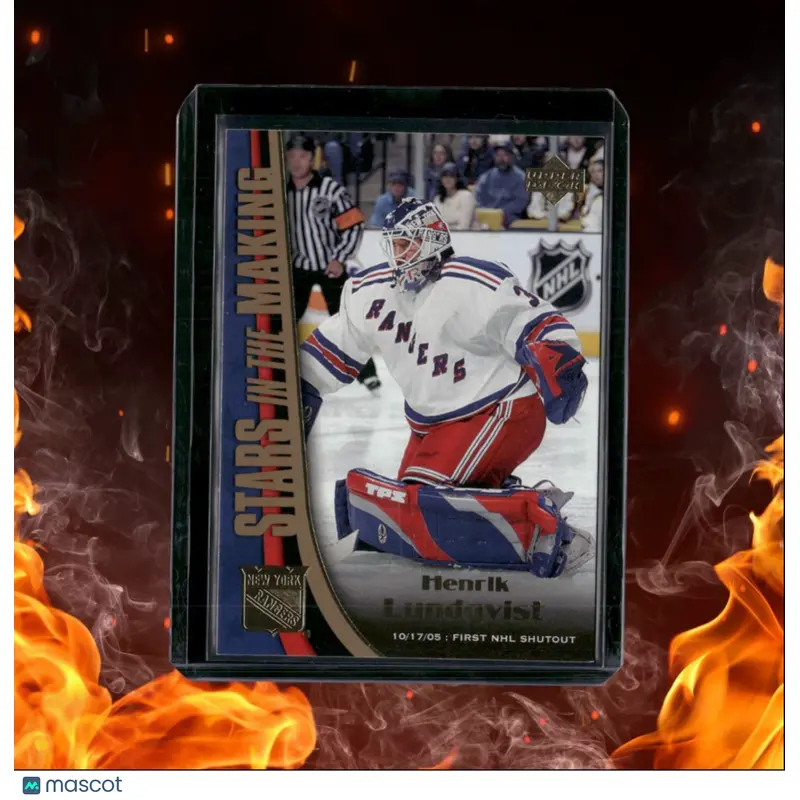 2005-06 Upper Deck Henrik Lundqvist Stars In the Making Rookie #377