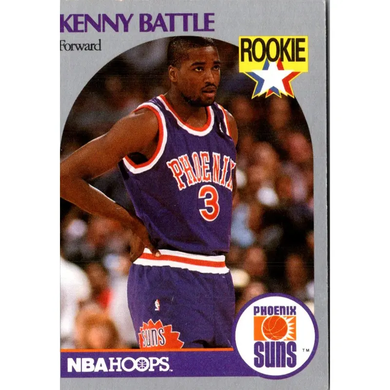 1990 Hoops Kenny Battle #233 Rookie