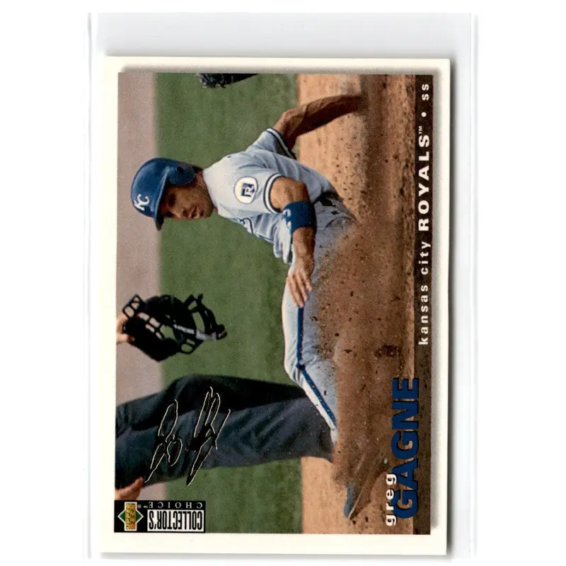 1995 Collector's Choice Gold Signature Greg Gagne #457
