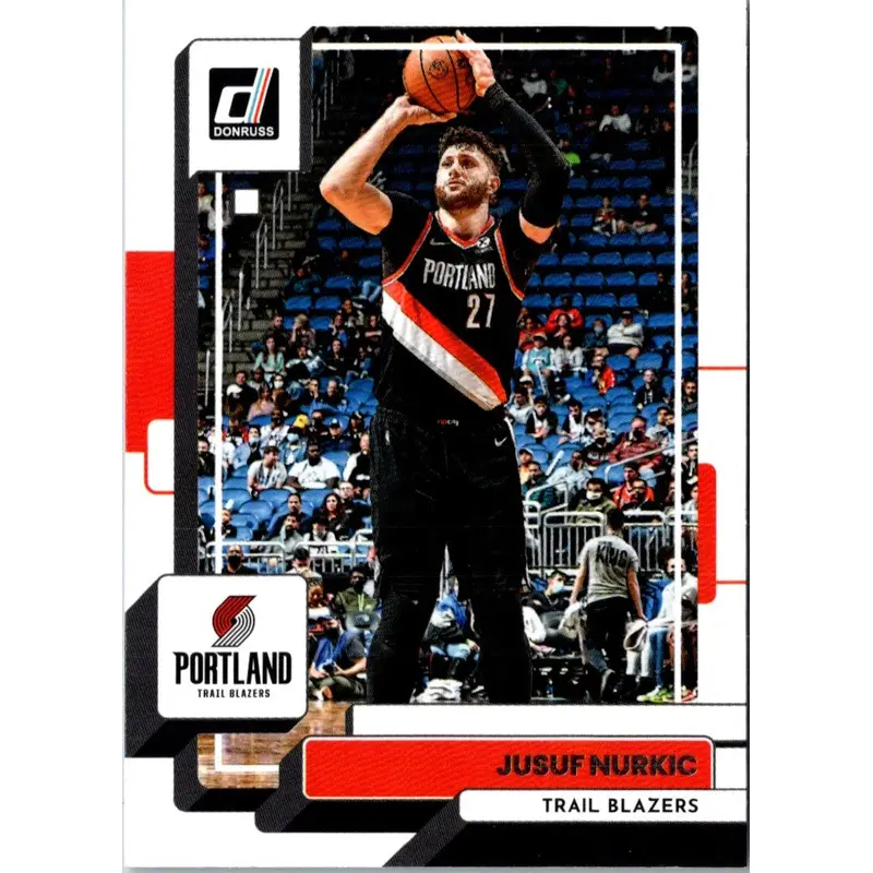 2022 Donruss Holo Laser Red/Gold Jusuf Nurkic #108